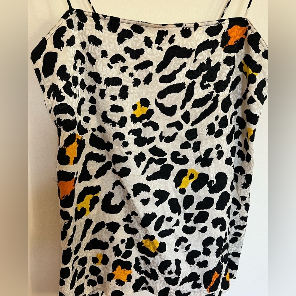 Silks by St. Gillian Vintage Leopard Print Silk Top with Matching Kimono - Picture 11 of 15